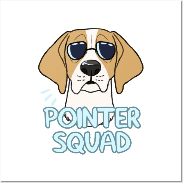 POINTER SQUAD (orange) Wall Art by mexicanine